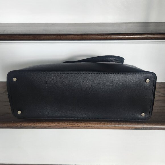 NWT KATE SPADE-MAIDEN WAY-Tote Bag-100% Leather-Saffiano-Black $398 Retail - Picture 10 of 16